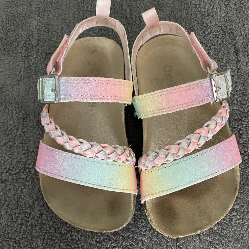 Sparkly Rainbow Sandals